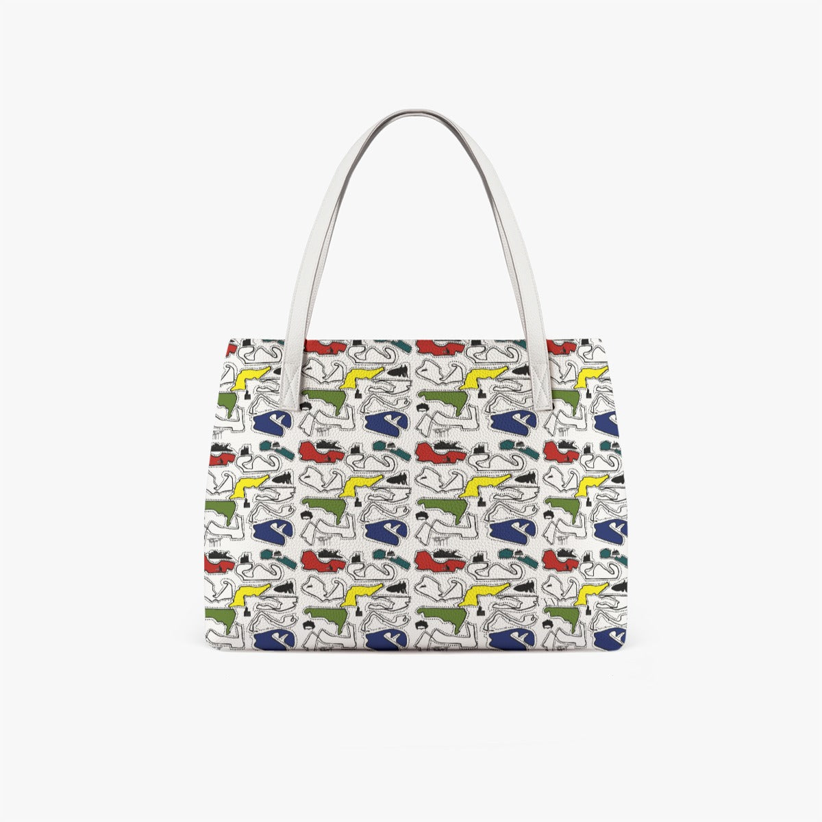 The Doodle PU Leather Tote Bag