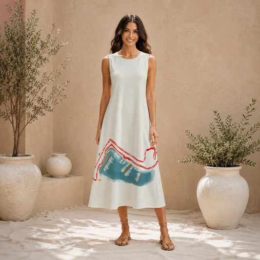 Monaco Cotton Dress W/Pockets