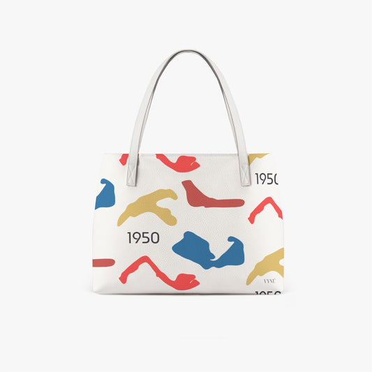 1950 PU Leather Tote Bag