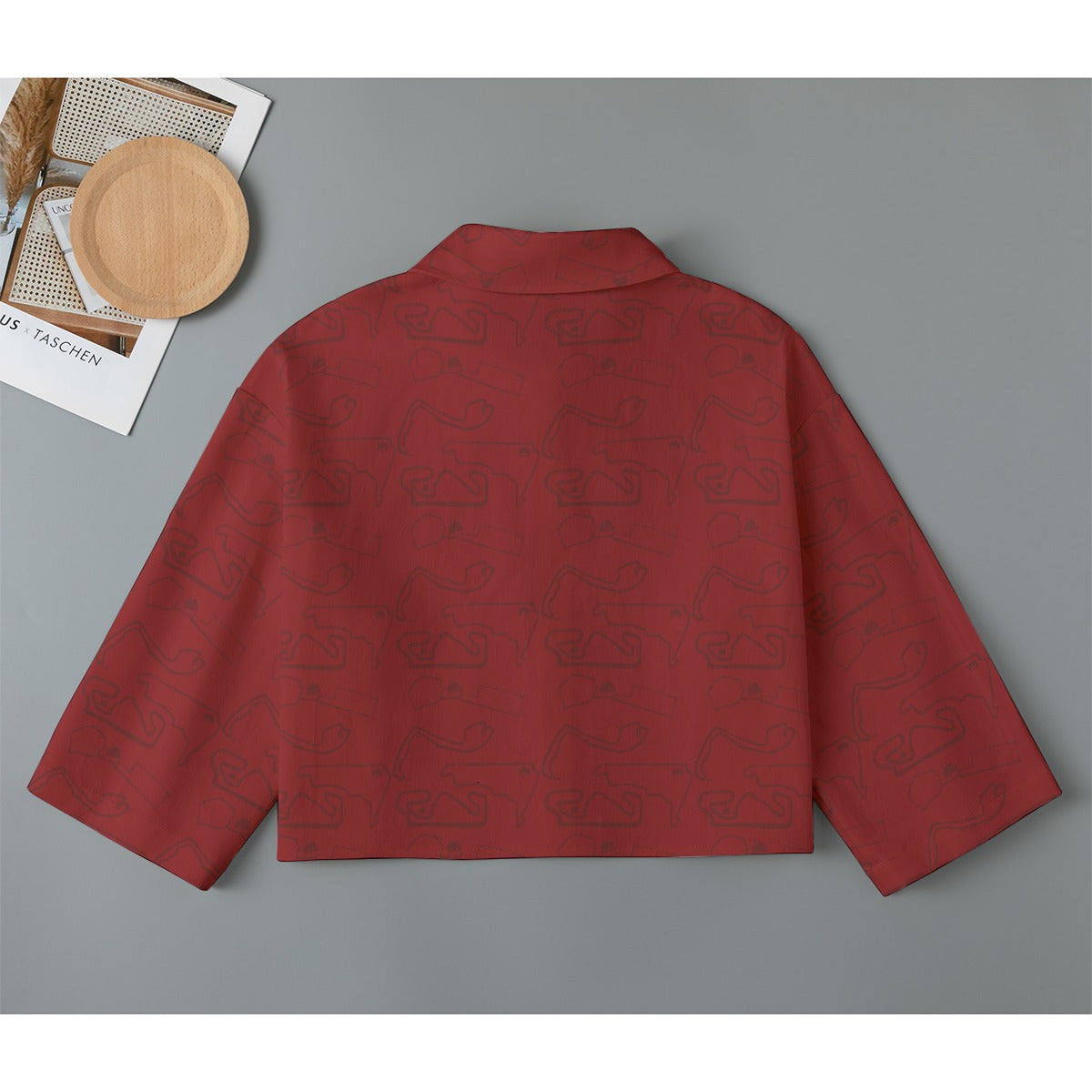 First Tracks Cropped Jacket Red