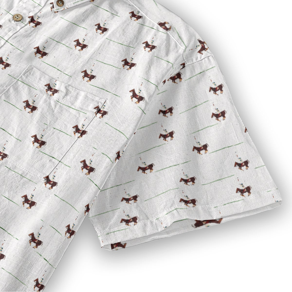 Polofield White Men's Breathable Cotton Shirt
