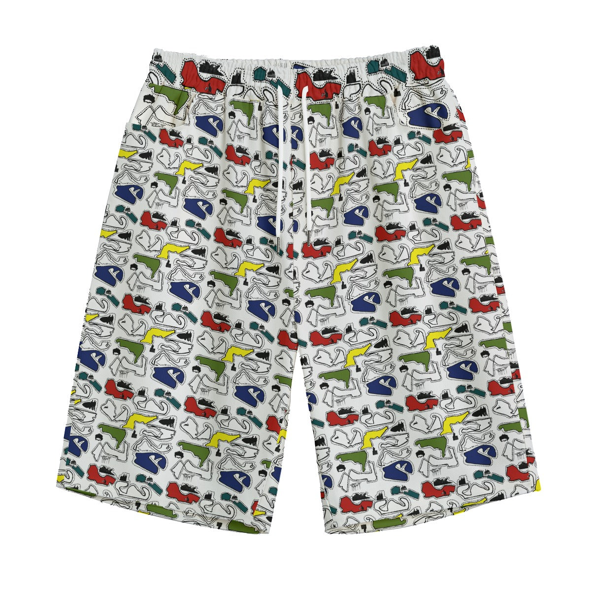 Colored Doodle Unisex Cotton Short