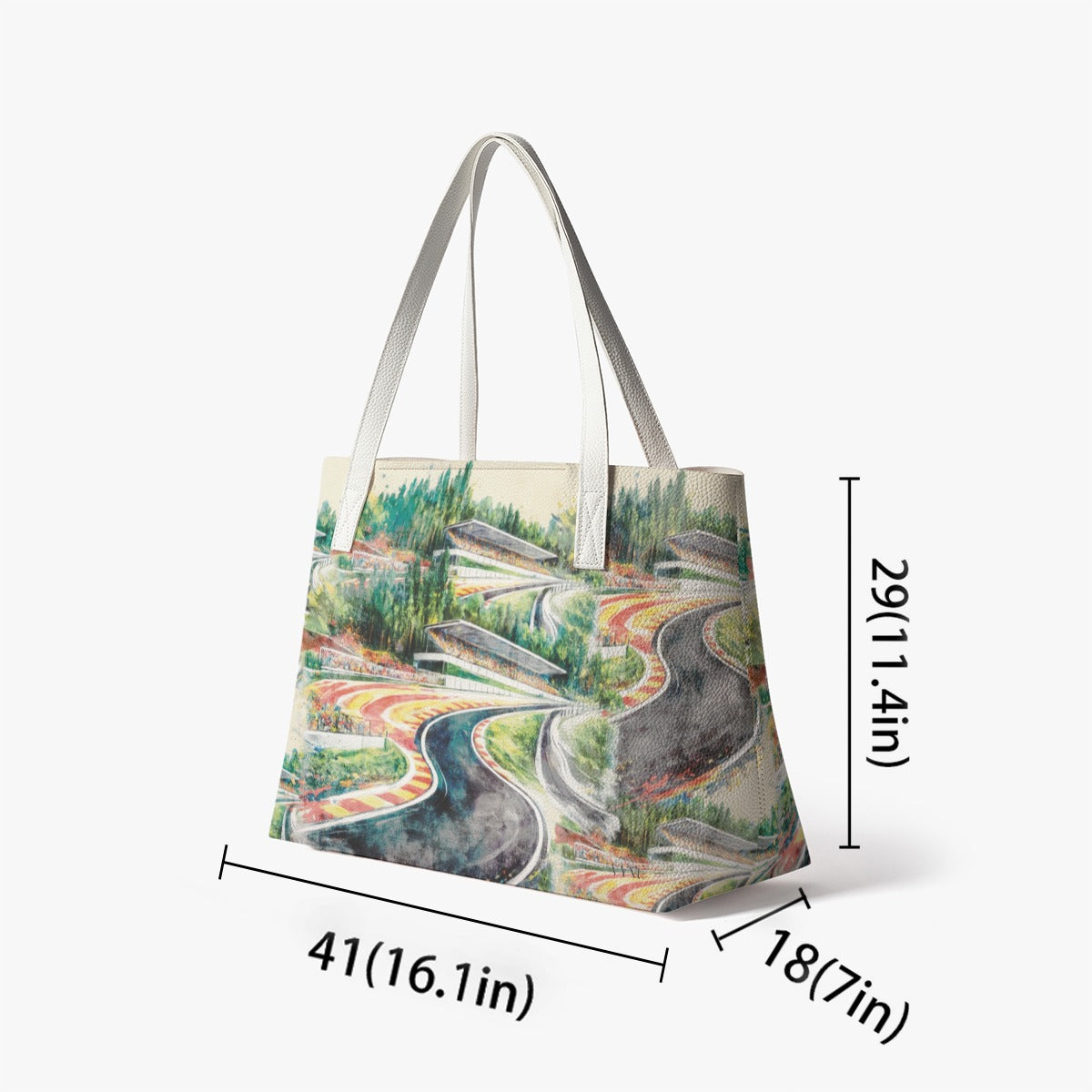 Spa PU Leather Tote Bag