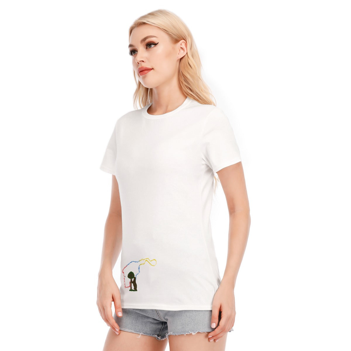 MadridRing Women's Round Neck T-Shirt | 190GSM Cotton