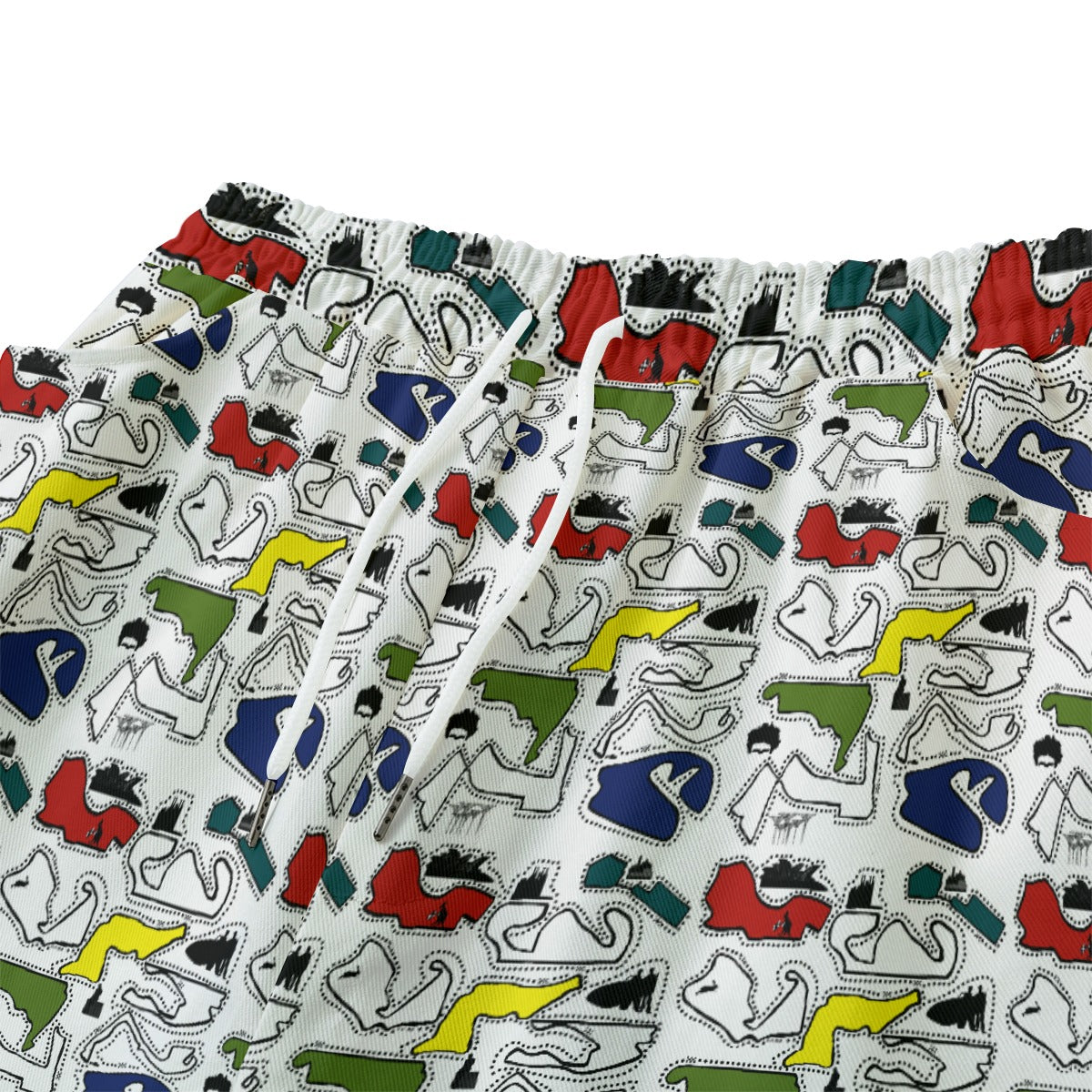 Colored Doodle Unisex Cotton Short