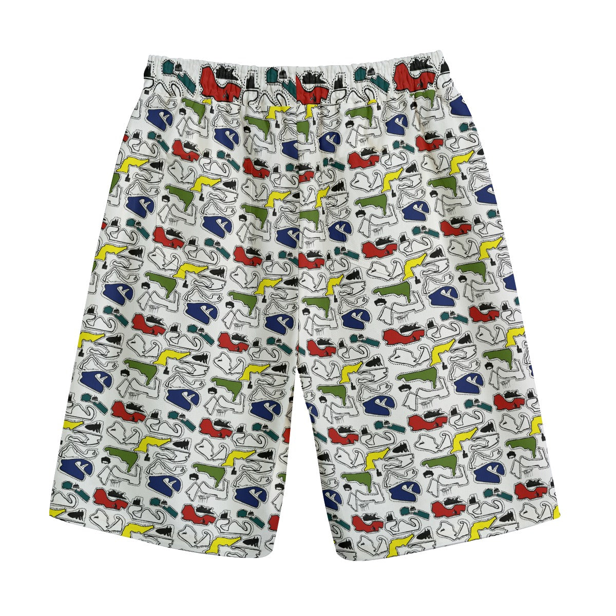 Colored Doodle Unisex Cotton Short