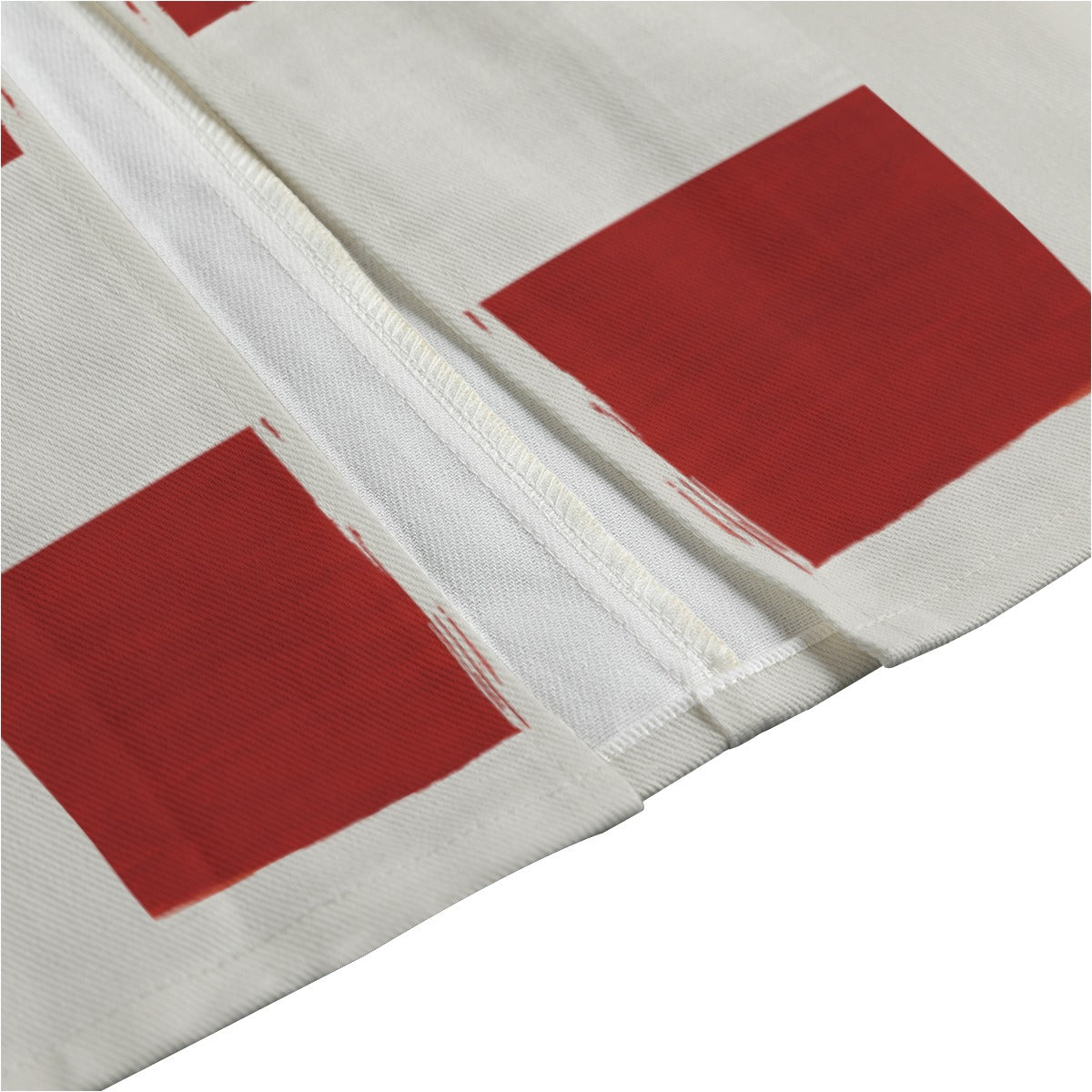 Red Piano Women's Mid-slit Cotton Skirt