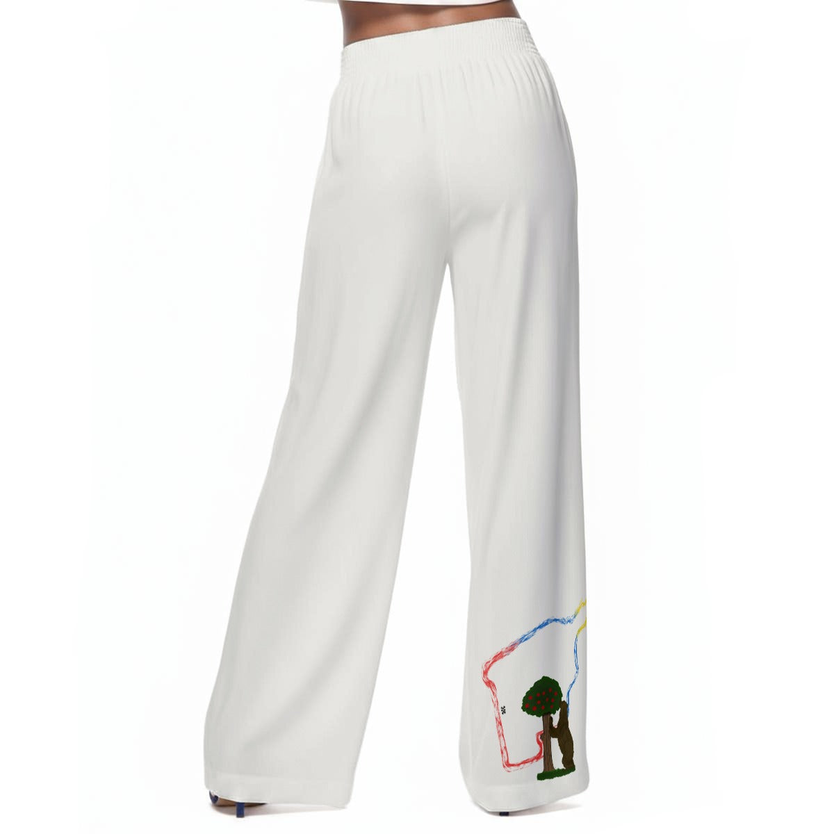 MadridRin Oso Casual Pants | 100% Rayon
