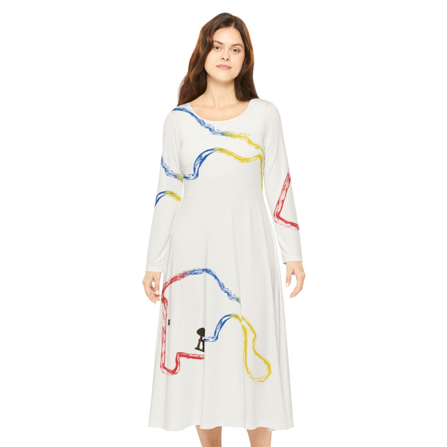 Madrid  long sleeve Dress