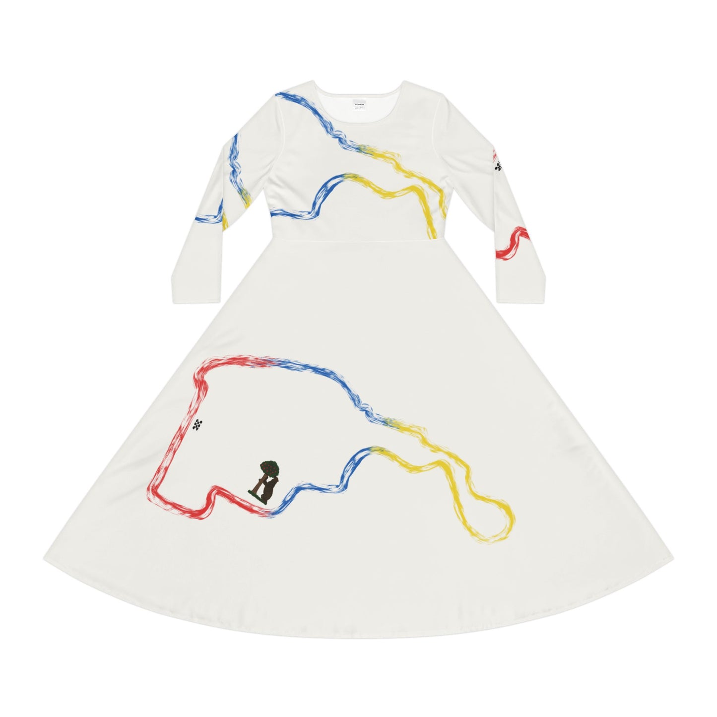 Madrid  long sleeve Dress