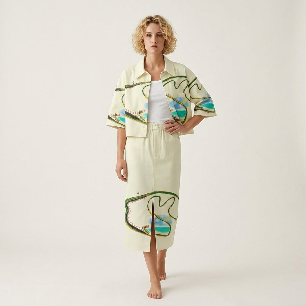 Brazil Women's Cotton Cropped Jacket
