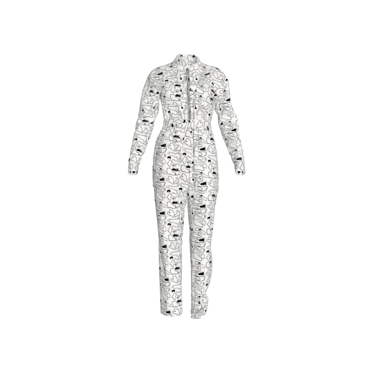 Doodle Relax Fit Jumpsuit