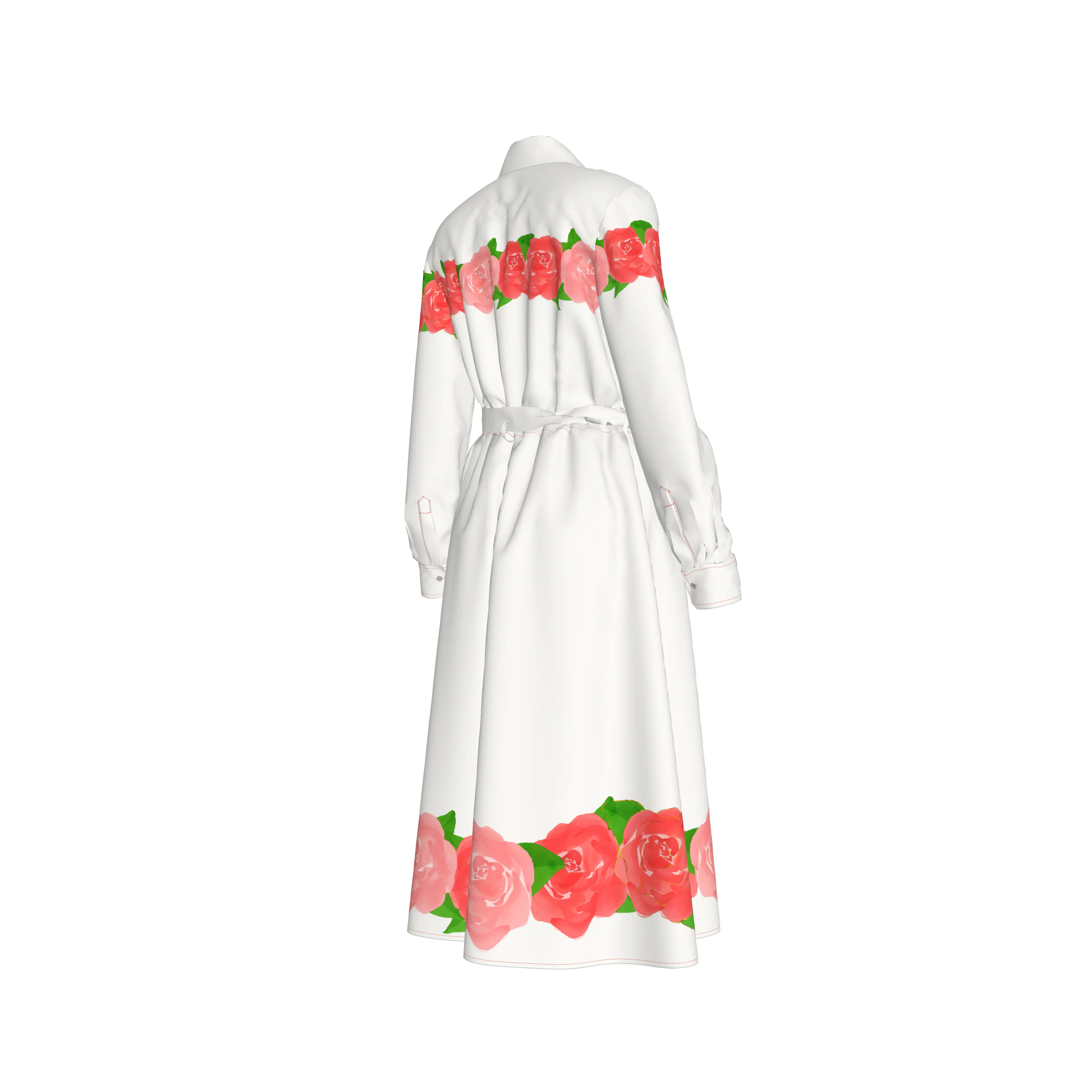 Rosas Shirt Dress