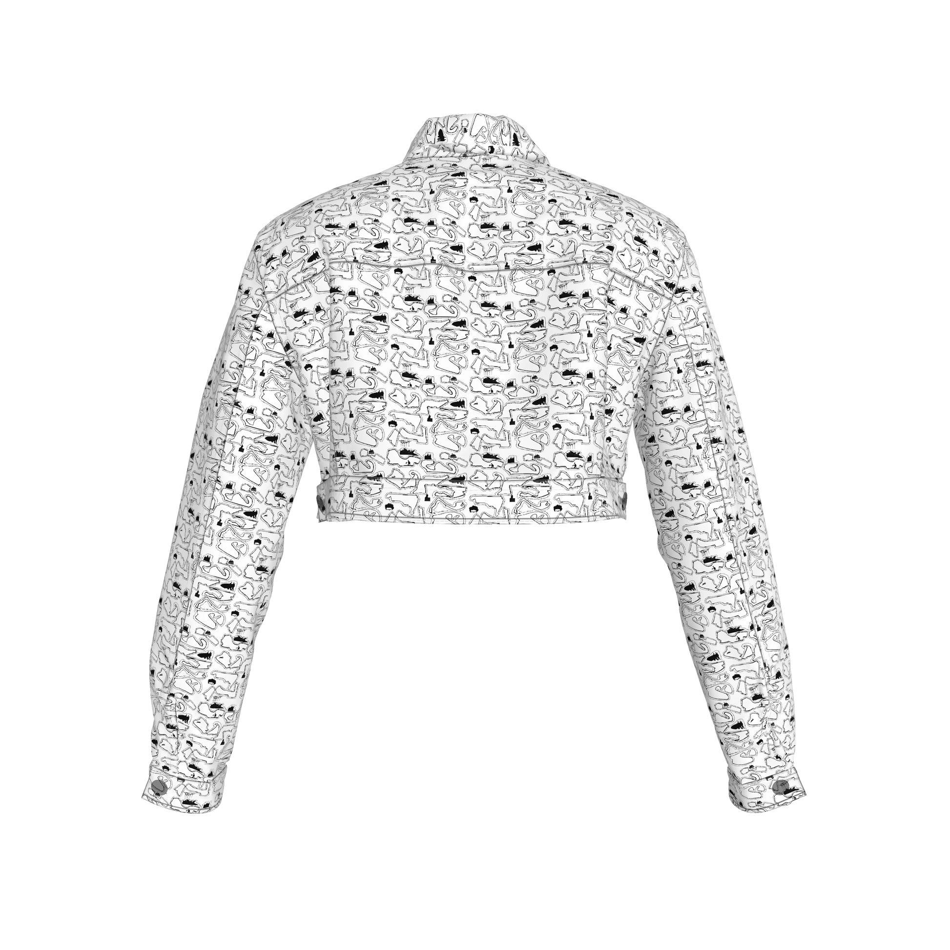 Doodle Cropped Jacket