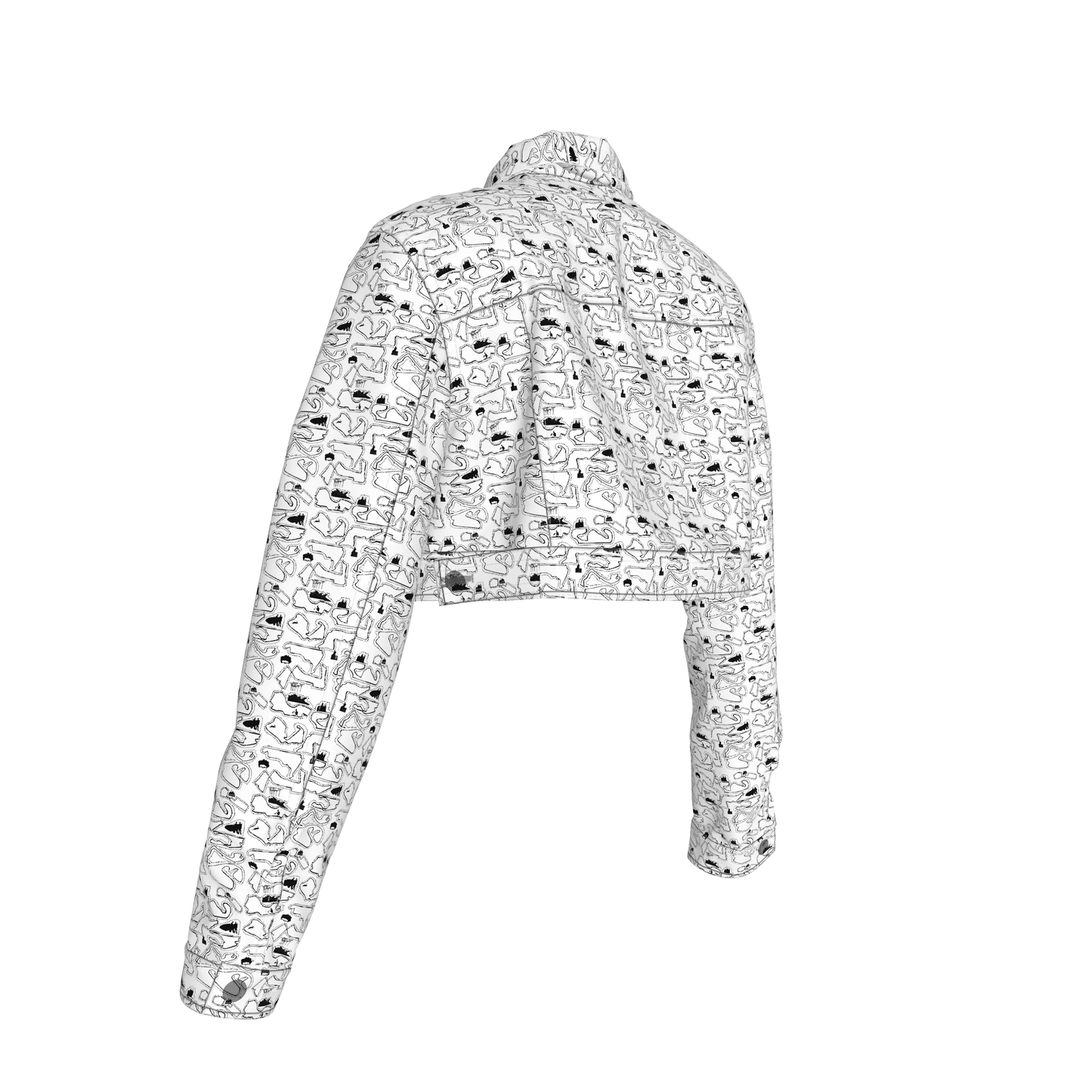 Doodle Cropped Jacket
