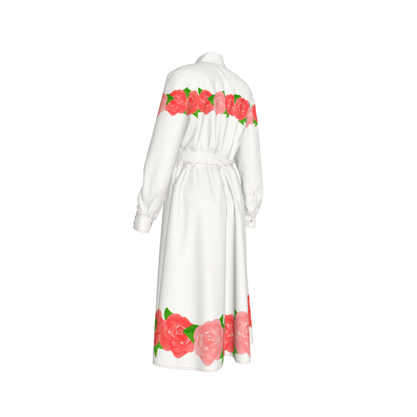 Rosas Shirt Dress