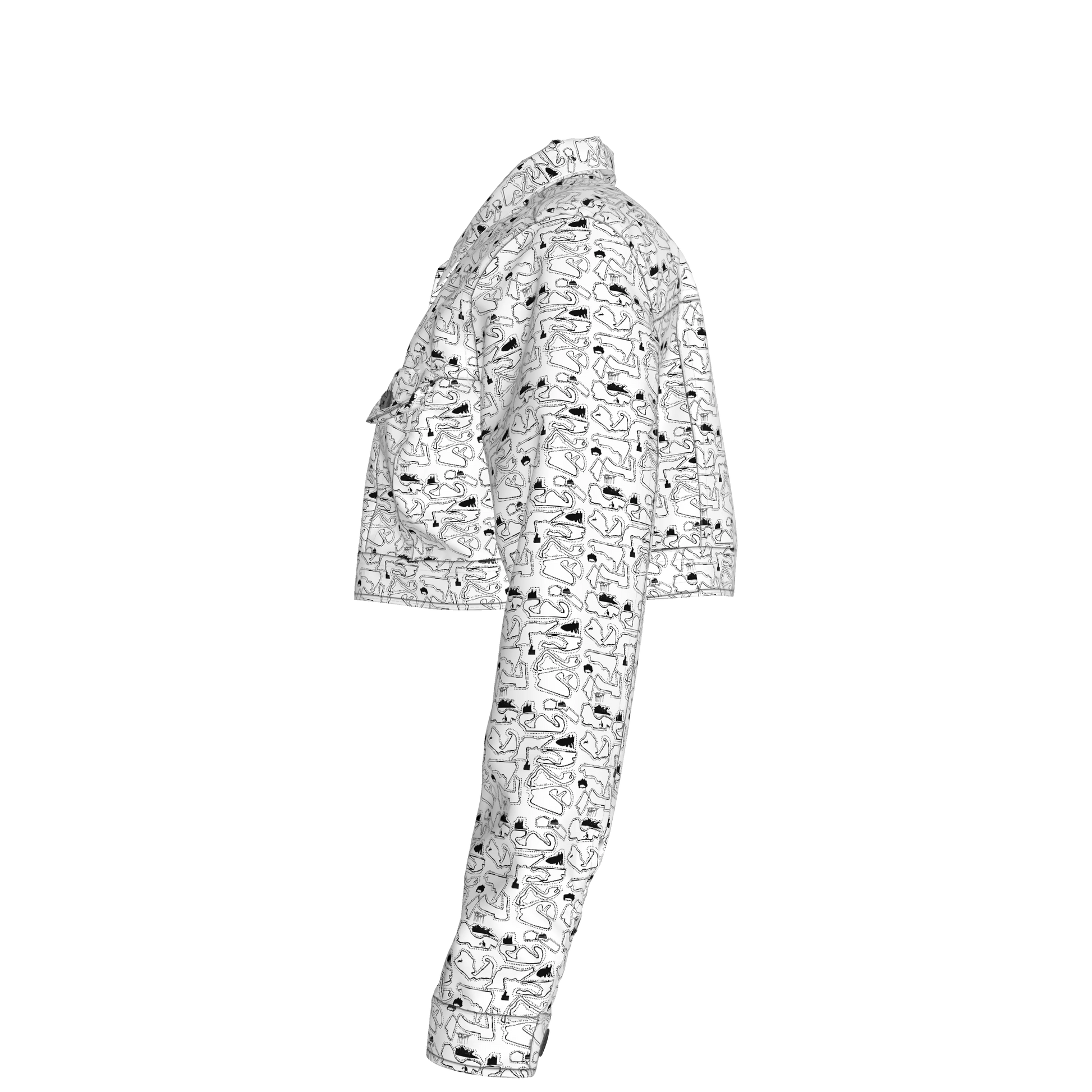 Doodle Cropped Jacket