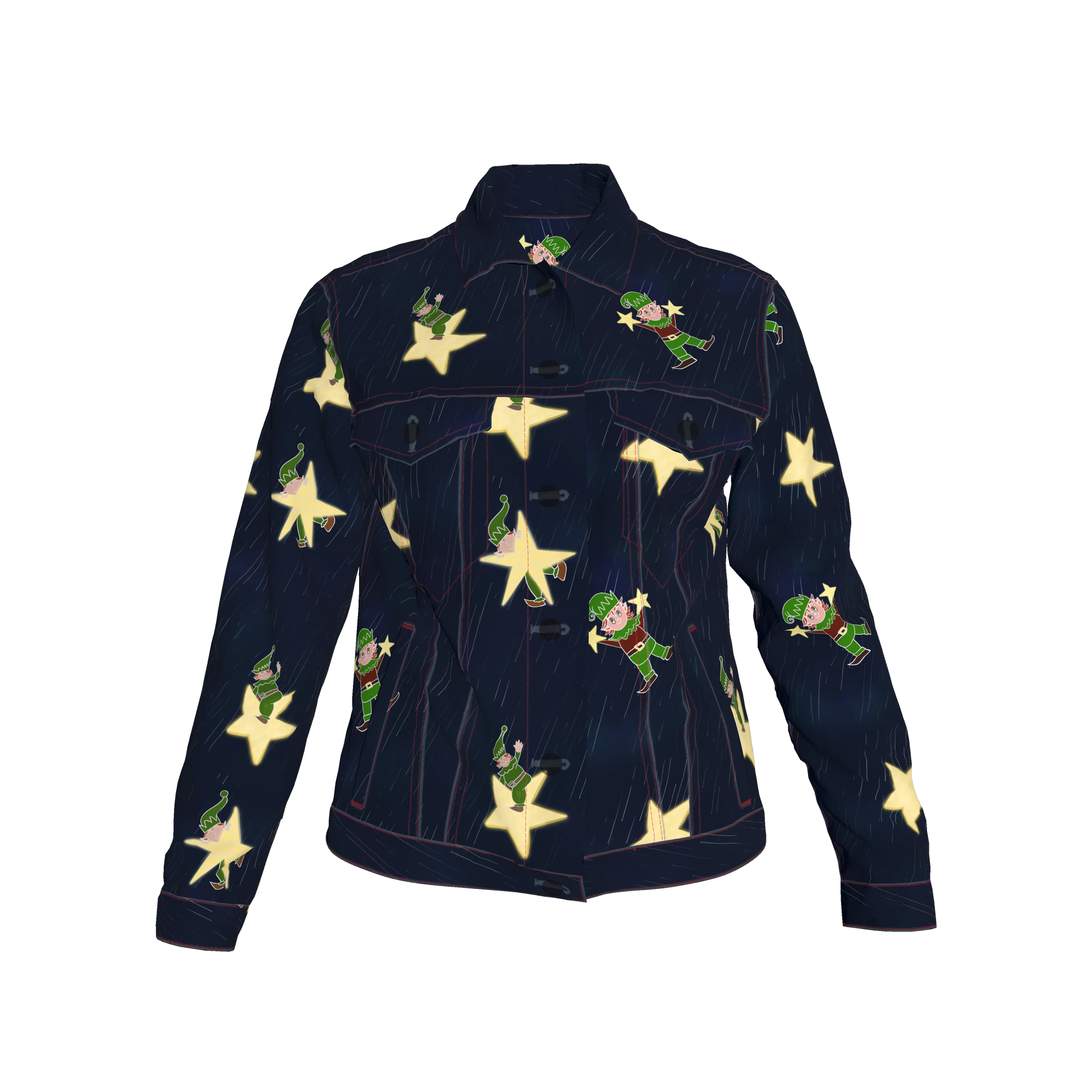 Estrellitas y Duendes Denim Jacket