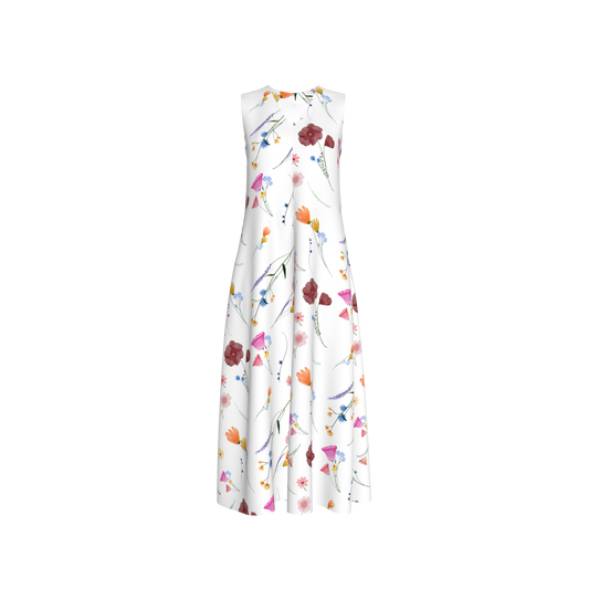 Wildflowers Basic V-Neck Dress