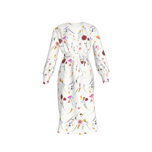 Wildflowers Wrap Dress