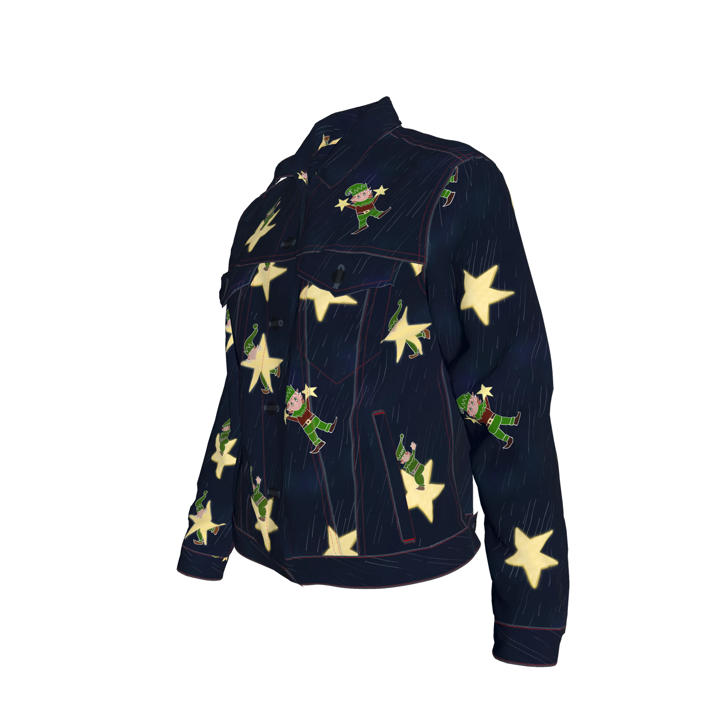 Estrellitas y Duendes Denim Jacket