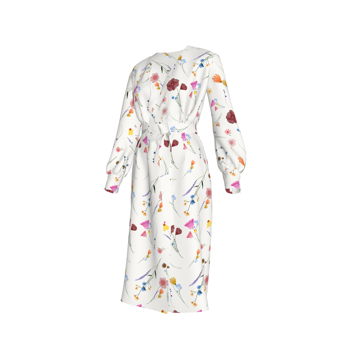 Wildflowers Wrap Dress