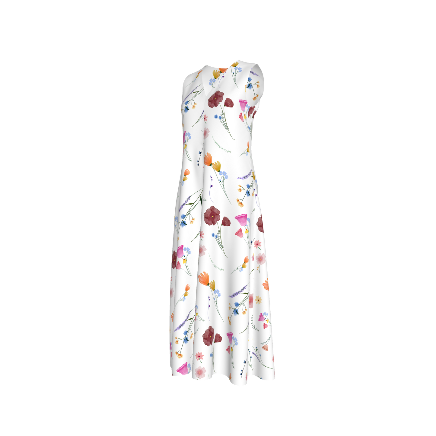 Wildflowers Basic V-Neck Dress