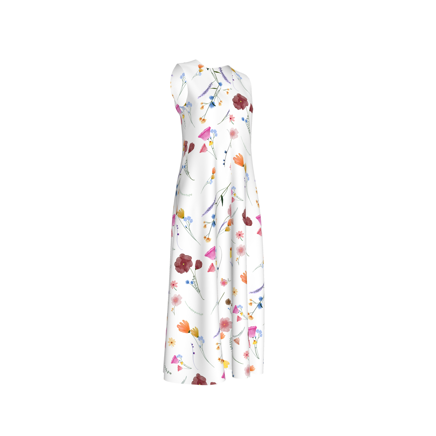 Wildflowers Basic V-Neck Dress