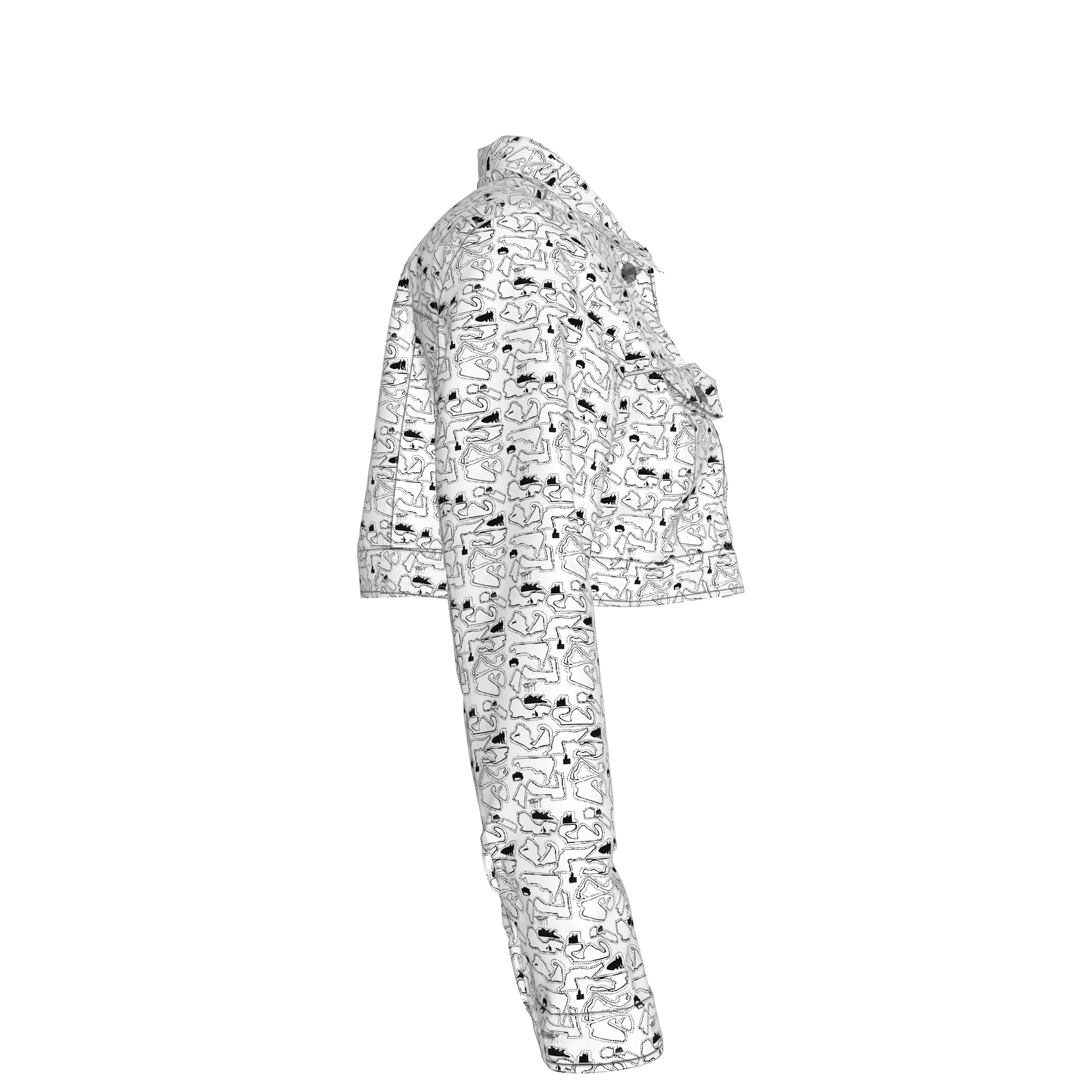 Doodle Cropped Jacket